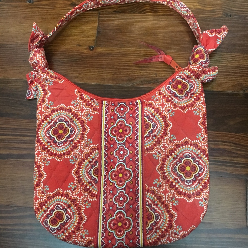 Vera Bradley Olivia Paprika Small Hobo Handbag